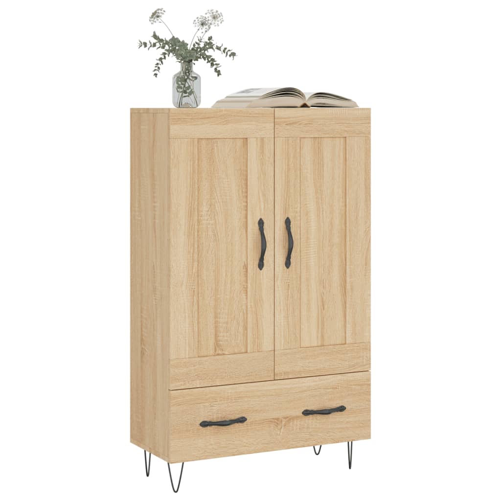 Highboard Sonoma-Eiche 69,5x31x115 cm Holzwerkstoff